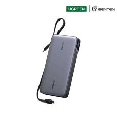 UGREEN PB552 Nexode 25000mAh 165W Power Bank with 2 Built-in USB-C Cables